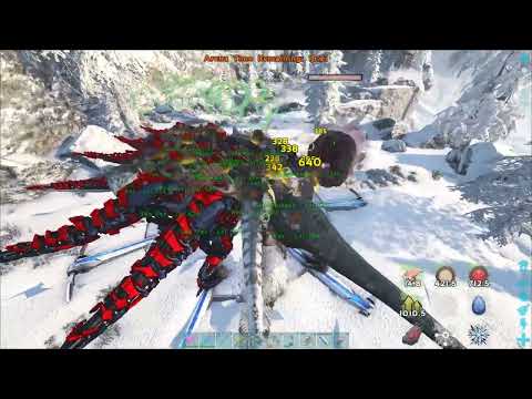 Alpha Megapithecus Boss Fight Fjordur Ark Survival Evolved Game Play Oglah