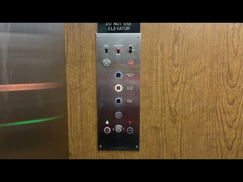 ANTIQUE Marshall Hydraulic Elevator at Allegheny Cemetery, Lawrenceville - Pittsburgh, PA