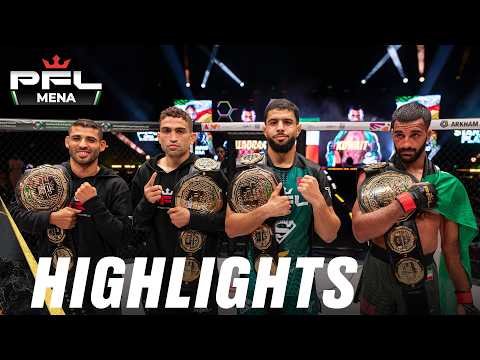 2025 PFL MENA Finals Highlights | Four Champions Crowned
