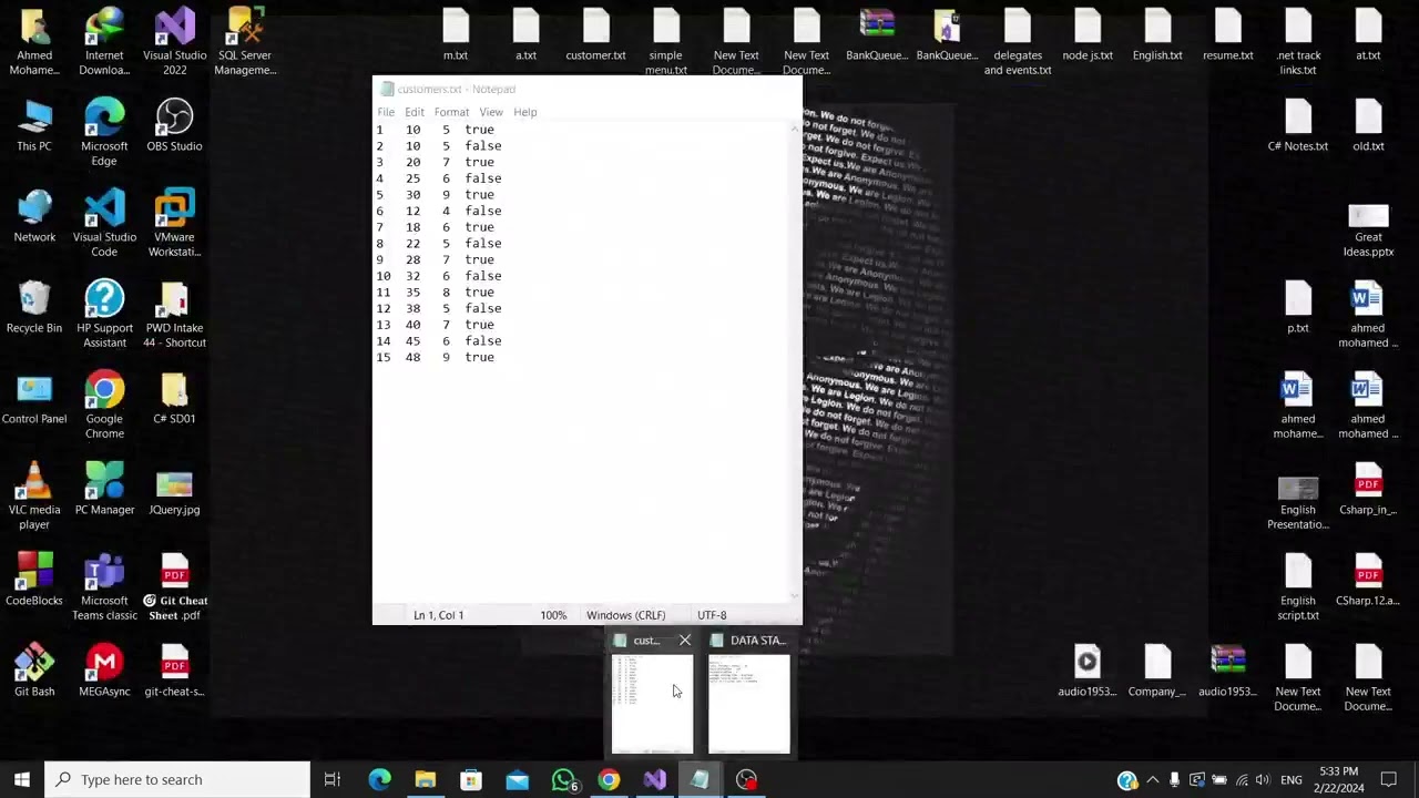 Bank queue management system