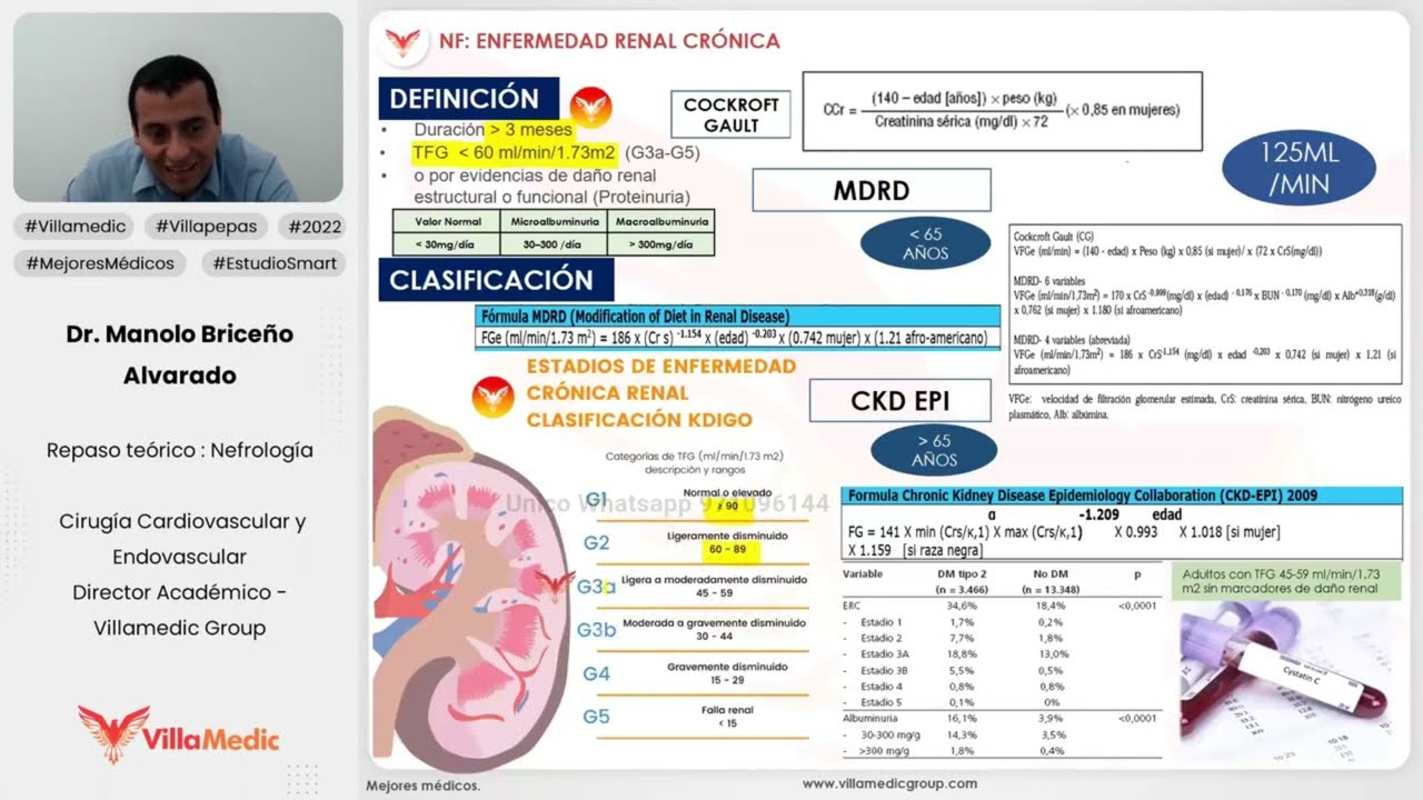 ENFERMEDAD RENAL CRÓNICA - NEFROLOGÍA - VILLAMEDIC
