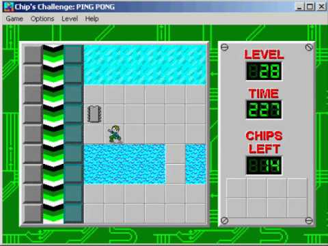 Chip's Challenge Walkthroughs Level 28