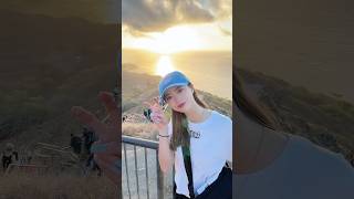 ダイヤモンドヘッドの朝日は綺麗すぎた? #ももちゃんねる #shorts