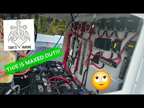 Getting Movin Weight Fishing's Console wiring PERFECT on his 25ft Parker