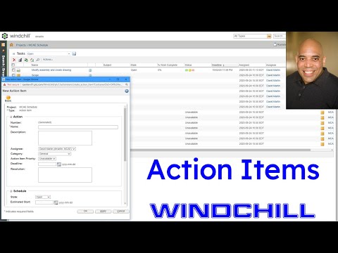 PTC Windchill - Action Items | ProjectLink