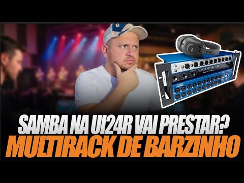 SEGREDO REVELADO: Mixando SAMBA "Cru" do Zero na UI24R | O Som do Show AO VIVO!