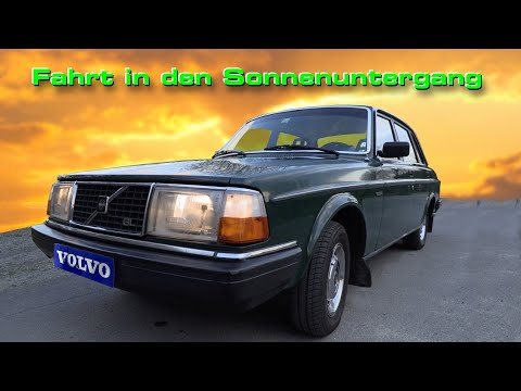 Probefahrt mit einem Oldtimer. Ein Volvo 244 GL -keine Technik-