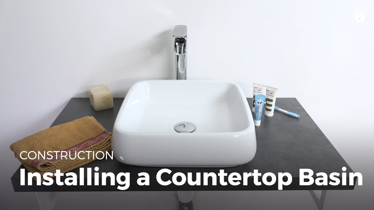 Learn Installing a Countertop Sink Household DIY Projects Sikana