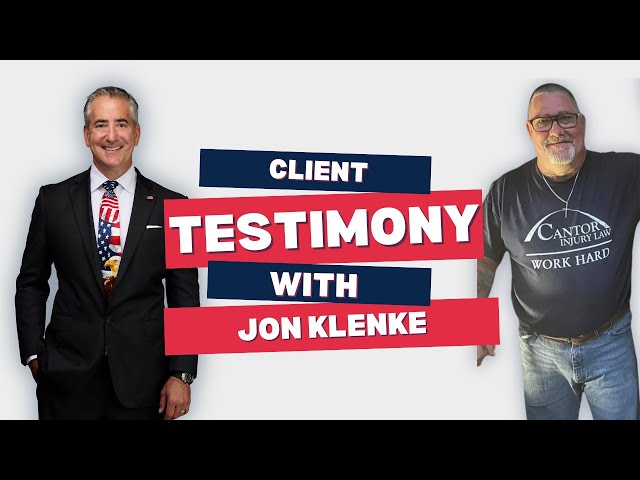 Cantor Injury Law Client Testimony – Ask The Expert