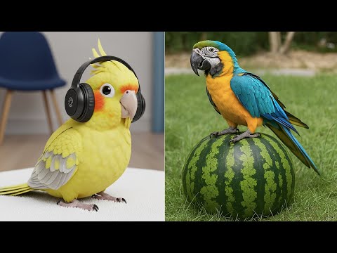 Smart And Funny Parrots Parrot Talking Videos Compilation (2025) - Cute Birds #31