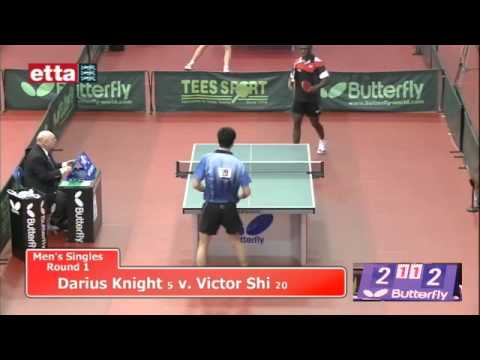 Nationals - Men's Singles Round 1 - Darius Knight v Victor Shi