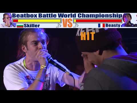 【skiller vs beasty】If beat box battles had a strength gauge bar.beatbox battle 3rd BBWC