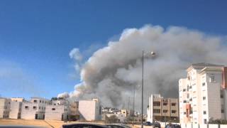 preview picture of video 'حريق بغابة تابعة لجماعة الملاليين بتطوان'