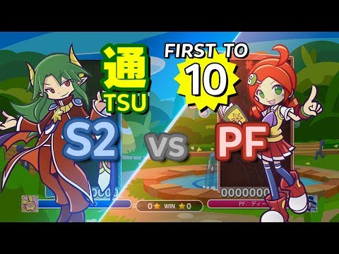 Puyo Puyo™ eSports: S2 (Satan) vs PF (Ringo) - FT10 #eyetracking #commentary