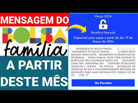 Vídeo: Bolsa Família março 2026: datas e valores