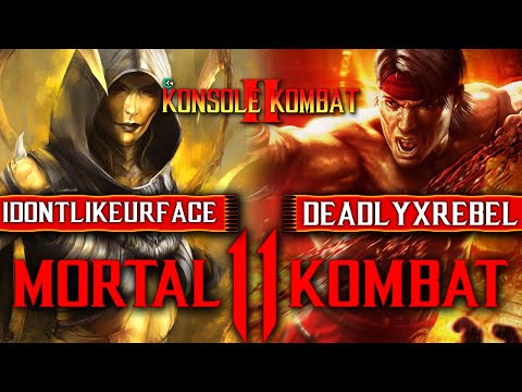 IDONTLIKEURFACE vs DEADLYXREBEL - Brutal Match! - Konsole Kombat 2: Qualifier 1 - MK11