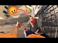 ESCAPING ANGRY MOM Epic Parkour Chase On Rooftop