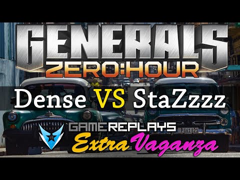 Generals Zero Hour 1v1 Dense VS StaZzzz - GameReplays ExtraVaganza 2000$