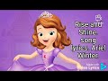 Rise And Shine Song Lyrics Sofia The First Once Upon A Princess Ariel Winter