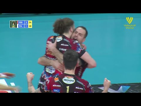 Sir Safety Conad Perugia vs. Gas Sales Bluenergy Piacenza - FIVB - Super Liga - Match Highlights