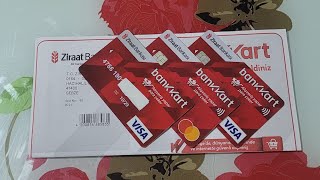 ZİRAAT BANKASI İSİMSİZ(HAZIR)BANKA KARTI VE İSİMLİ BANKA KARTI