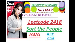 YouTube video 'Sort the People | Leetcode 2418 | TreeMap | Java Code | Developer Coder'
