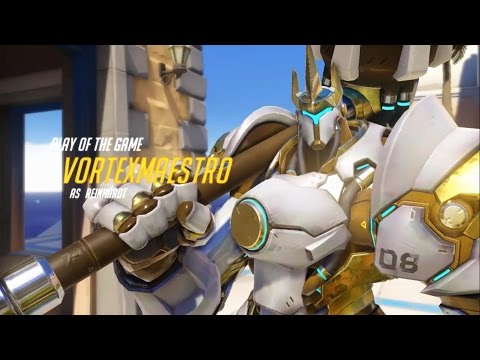 Play of the Game #1 Reinhardt on Ilios [Overwatch Beta]