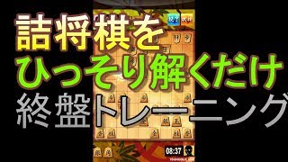 詰将棋をひっそり解く。終盤のトレーニングに。