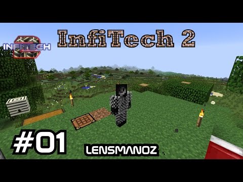 Minecraft - InfiTech 2 - Ep 1 - Beginnings