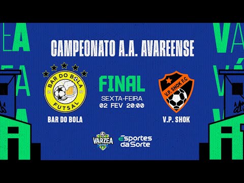 Bar do Bola FS x V.P. Shok FC • Final • Campeonato Popular de Férias A.A. Avareense 2024 (Ouro)