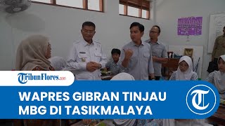 Wapres Gibran Pantau Makan Bergizi Gratis di SMAN 2 Tasikmalaya: Guru Minta Susu Setiap Hari