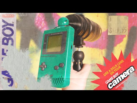Game Boy Camera Mod + DSLR Lens (print the results onto canvas) | 3D Print Timelapse
