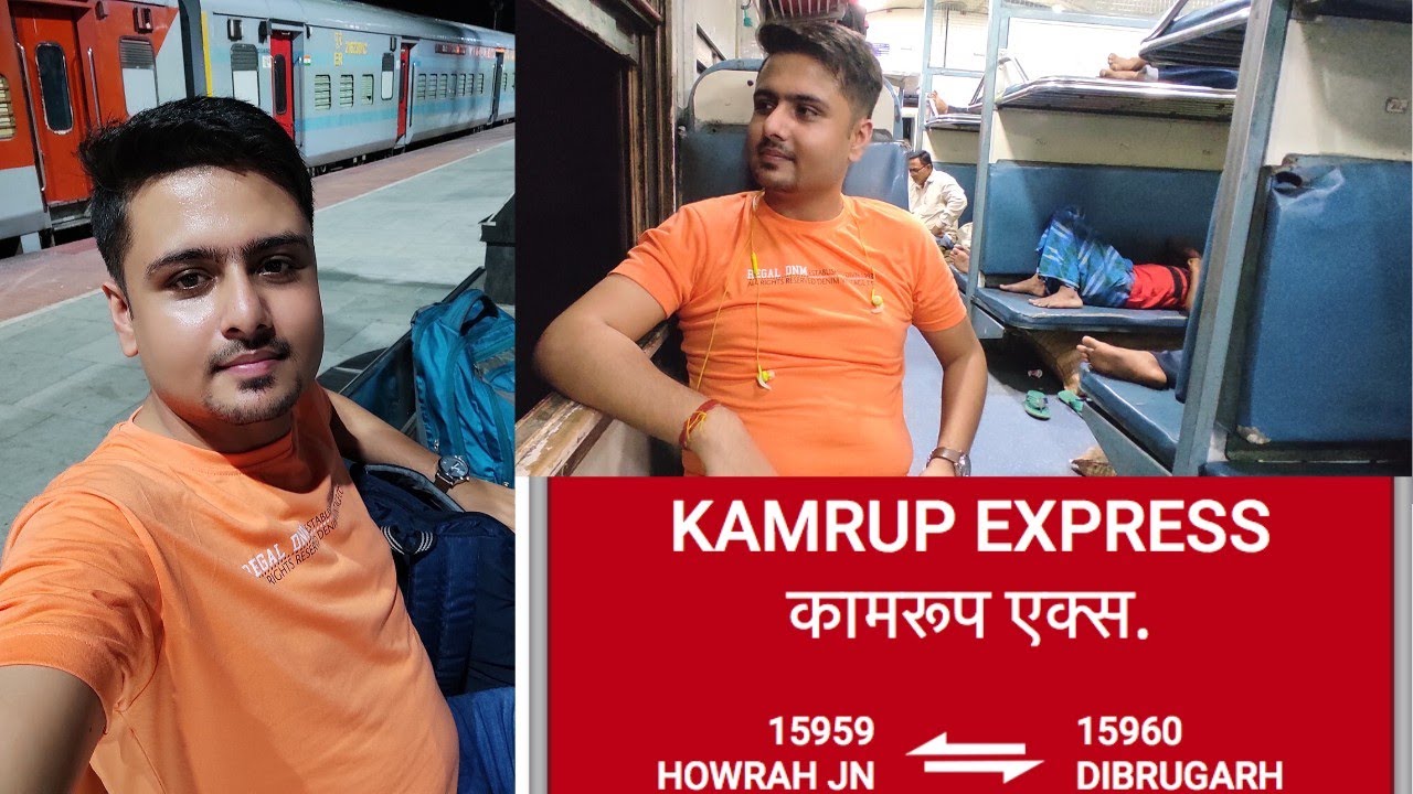 Watch video 15959 HOWRAH JN DIBRUGARH KAMRUP EXPRESS JOURNEY, 2S SECOND SEATING|| VLOG - 31 Now 15959 HOWRAH JN DIBRUGARH KAMRUP EXPRESS JOURNEY, 2S SECOND SEATING|| VLOG - 31