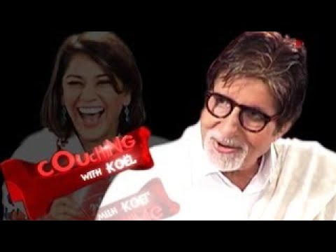 On the Couch with Koel Superstar Amitabh Bachchan couching with Koel