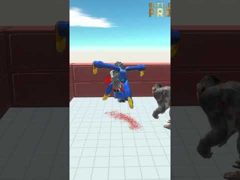 Huggy Wuggy vs Scourge and Goro The Giant - Animal Revolt Battle Simulator