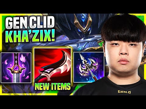 CLID PICKS KHA'ZIX WITH NEW ITEM DUSKBLADE OF DRAKTHARR! - GEN Clid Plays Kha'Zix Jungle vs Graves!