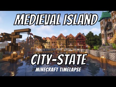Medieval Island City-State - Minecraft Build Timelapse - Norgard