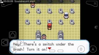 how to open the lock of electric gym in fire red