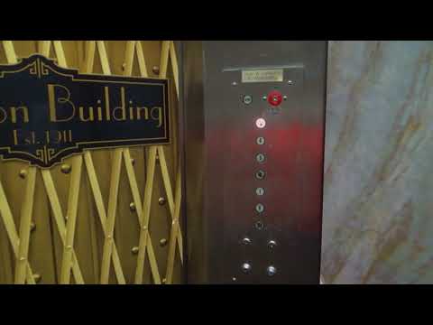 VERY RARE & VINTAGE 60s Dover Traction Elevator at The Carlton Building in Colorado Springs, CO