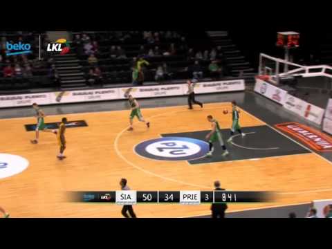 BEKO-LKL rungtynės: Šiaulių „Šiauliai“ – Prienų „Prienai“ [2015-01-16]