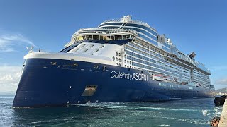 Celebrity Ascent Departs Gibraltar | Full Undocking Operation
