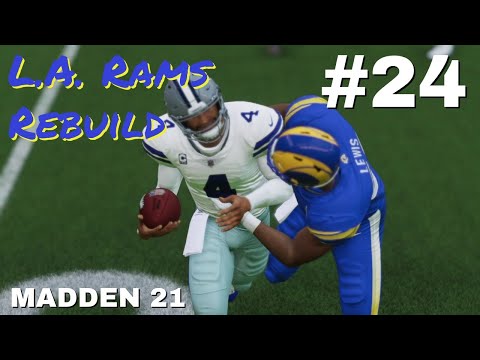 NEW! LA Rams Franchise Rebuild :: S4 E24 | Madden 21 (A LINEBACKER ON JEFFERSON?)