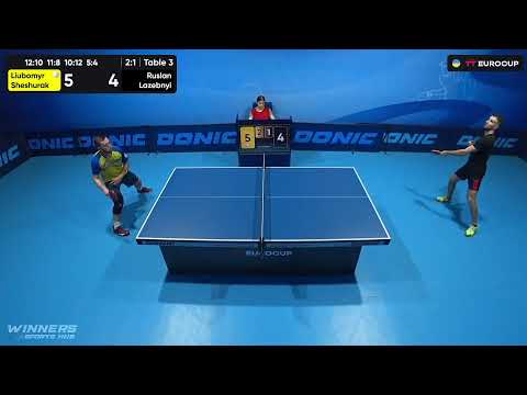 16:45 Liubomyr Sheshurak - Ruslan Lazebnyi 02.08.2023 TT Euro.Cup Ukraine Star. Table 3