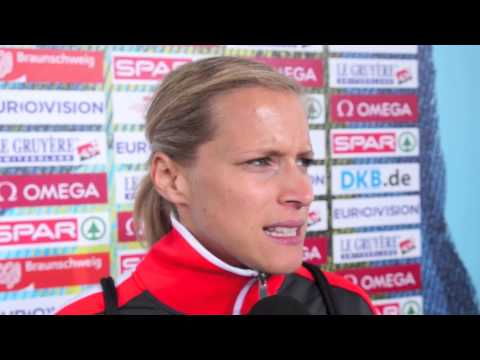 Verena Sailer (GER) after 3rd place in 100m