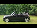 Mini Cooper R57 Opening Of Convertible With Key FOB