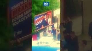 Ak Gençler Bafra’da Kılıçdaroğlu Pankartını Kaldırdı