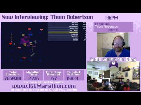 IGG 2012, #057 Artemis (part 6) -- Interview with Thom Robertson