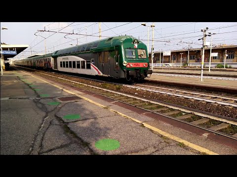 E464 288+5 MDVC+pilota 2 piani Trenord - Milano Greco - 06/10/2022