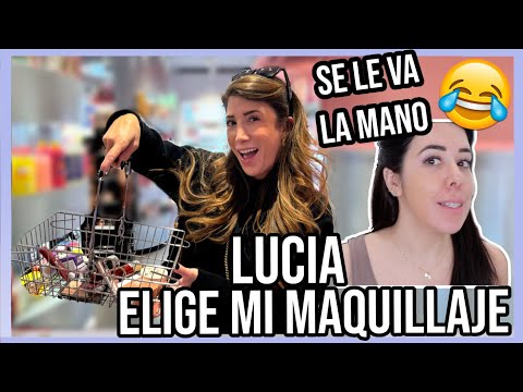 LUCIA Castells ELIGE MI MAQUILLAJE .. no me esperaba EL RESULTADO