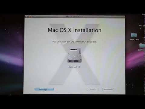 comment installer mac os x snow leopard